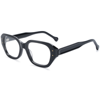 Monture de lunettes rectangulaire rétro Elan Optical YB6020, nouveau design, pour femme, monture intégrale en acétate, lunettes optiques, stock disponible