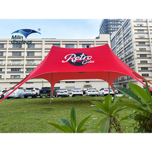 Abri pare-soleil en tissu Oxford imperméable 400D, auvent pour salons professionnels, événements en plein air, gazebo, tente araignée étoile - Product Image 4