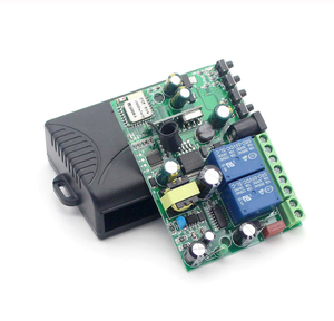 433Mhz 10A <span class=keywords><strong>Wifi</strong></span> chuyển đổi 2 kênh tiếp sức tự động hóa nhà Module thu không dây và ev5127 433MHz RF điều khiển từ xa - Product Image 1