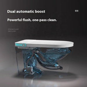 Inodoro Inteligente de Pie con Función de Bidé, Operación Automática, Descarga Automática, Sensor de Apertura Automática, Diseño de Una Pieza - Product Image 5