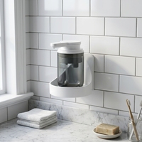 Distributeur automatique de savon moussant en verre rechargeable par USB, de qualité supérieure, pour cuisine et salle de bain, avec capteur, OEM ODM Fabricant d'origine
