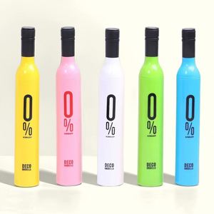 Paraguas Promocional Plegable de Moda con Diseño de Botella de Vino, Apertura Manual, Múltiples Colores, Personalizable con Color/Logotipo - Product Image 5