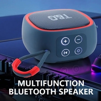 Speaker Mini Portabel TG659 BT 5.3 5W Bass Nirkabel Outdoor TF/U Disk USB AUX Kontrol Sentuh Kompatibel Android/iOS 500mAh