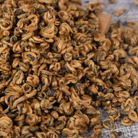 Chinesischer Gongfu Schwarztee, lose Blätter, Roter Schneckentee in großen Mengen, Yunnan Honig-Aroma, Goldene Schnecke Dian Hong Fengqing Einzelknospe