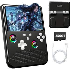 Console de jeu portable, écran IPS HD de 5.0 pouces, 256 go, 40000+ jeux intégrés, contrôle par bouton, Joystick, batterie de 6 heures, lecteur de jeu - Product Image 1