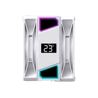 Refroidisseur d'air pour processeur Lovingcool en aluminium, 6 caloducs, 200W TDP, ventilateurs RGB PWM, haute performance, pour PC gaming, overclocking, boîtier d'ordinateur, 4 broches