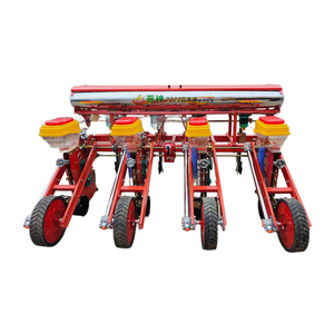 Semoir à 4 rangs tout-terrain avec boîte de vitesses principale et cadre d'irrigation goutte à goutte, semoir à tiges pour maïs, <span class=keywords><strong>haricots</strong></span> et coton - Product Image 5