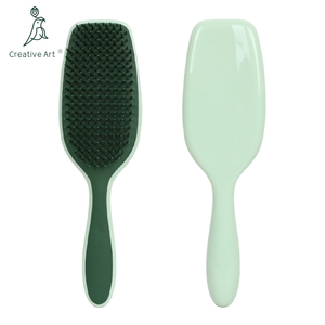 Pinceau démêlant avec logo personnalisé <span class=keywords><strong>pour</strong></span> <span class=keywords><strong>cheveux</strong></span> bouclés, en plastique <span class=keywords><strong>pour</strong></span> femmes et hommes, prêt à être expédié - Product Image 5