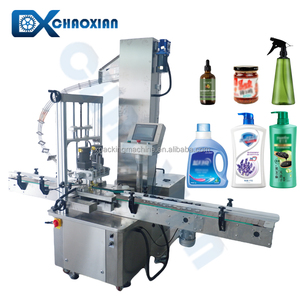 Capsuleuse automatique de bouteille en plastique Pulvérisation <span class=keywords><strong>Shampooing</strong></span> Pompe Vis Couvercle en plastique Bouchon de cosse Équipement de capsulage de bouteille - Product Image 5