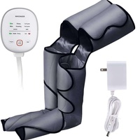 Masseur de jambes complet de qualité supérieure avec chaleur, compression, circulation et relaxation, machine de massage des jambes à compression d'air