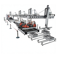 Machine CNC pour la fabrication de portes, ligne de production complète de fenêtres en aluminium CNC, ligne de production et logistique de fenêtres