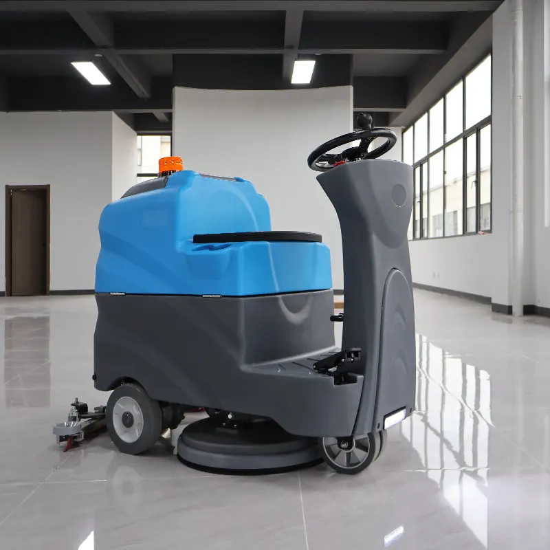 SHUOJIE SJ70 70L Commercial Cleaning Dryer Ride On Industrial Floor Scrubber Machine