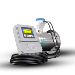 Débitmètre numérique à distance 220V 24V pour la mesure de l'eau et des eaux usées, capteur convertisseur RS485 en acier inoxydable 316, OEM - Product Image 4