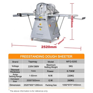 Rouleau automatique de pâte à pâtisserie, plastifieuse de pâte réversible, Fondant, <span class=keywords><strong>prix</strong></span> bon marché, pain, <span class=keywords><strong>Croissant</strong></span>, pâte, Machine à feuilleter - Product Image 3