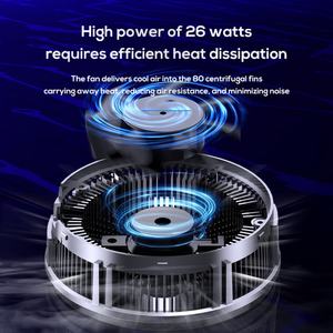 Ventilateur de refroidissement MEMO CX09 pour téléphone, refroidisseur de téléphone, refroidisseur de tablette avec 3 vitesses, capable de refroidir le téléphone - Product Image 5