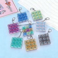 Soododo Cartoon pour clavier 9 touches, décompression, impression UV, multicolore, transparente, touches ABS haute transparence 3x3, transfrontalier