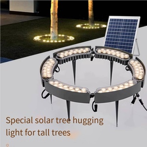 Lumière LED solaire réglable pour arbre, <span class=keywords><strong>étanche</strong></span> <span class=keywords><strong>IP65</strong></span>, éclairage extérieur, en alliage d'aluminium, température de couleur réglable, éclairage de jardin - Product Image 3