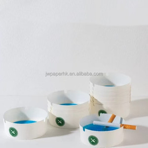 Portable Custom Logo Quick Absorbing Soot and Ash Anti-Flying Disposable Foam <b>Paper</b> Ashtray - Product Image 2