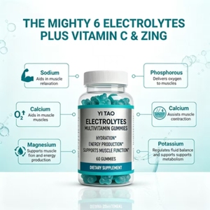 Tabletas Masticables de Electrolitos y Vitaminas - Ricas en 6 Electrolitos Clave - Ayuda a la Producción de Energía y a la Función Muscular - Product Image 2