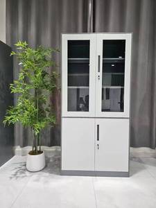 医院钢制文件柜带锁现代设计四钢门可调节搁板粉末涂层金属 - Product Image 6
