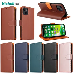 Luxury Protective Wallet Flip Pu Leather Mobile Cell Phone Cover Case For iPhone 14 Pro Max 14 Plus 12 13 14 15