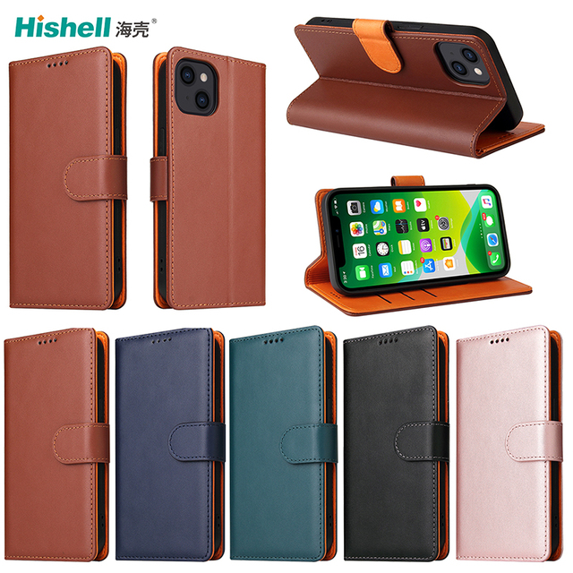 Luxury Protective Wallet Flip Pu Leather Mobile Cell Phone Cover Case for iPhone 14 Pro Max 14 Plus 12 13 14 15