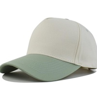 Gorra de béisbol deportiva de verano para exteriores, estilo casual, con cinco paneles, bloques de color, visera de pato, logotipo bordado, gorra rígida de 5 paneles.