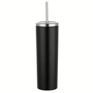 Gobelet isotherme en acier inoxydable de 20 oz avec paille à visser pour usage domestique quotidien - Product Image 4