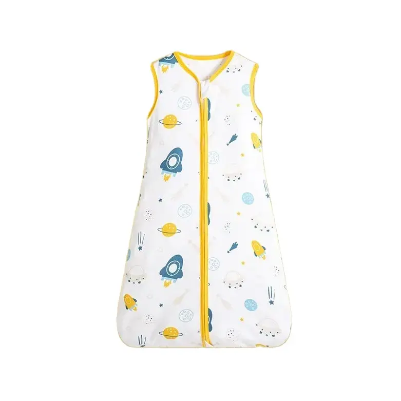 summer Baby Sleepy bag Split Leg Soft Warm Thick Baby Newborn Plain Quantity Cover Bamboo Cotton Vest Sleeping Bag
