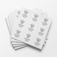 Stiker Kiss Cut Promosi MOQ Rendah, Lembar Stiker Film Laser Custom Murah untuk Dekal Pemasaran Bisnis