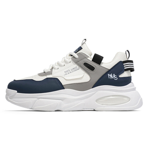 Nouvelles baskets montantes à lacets pour hommes, respirantes, en maille, à semelle épaisse, décontractées, à prix réduit, très demandées - Product Image 1