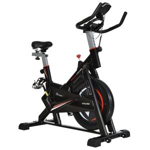 Vélo d'exercice à usage domestique en acier, volant d'inertie de 8 kg, entraînement aérobie et de fitness en salle, entraînement physique, avec siège réglable et entraînement par <span class=keywords><strong>courroie</strong></span> en feutre de laine, capacité de charge de 120 kg - Product Image 2
