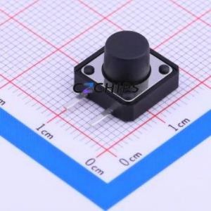 TSA122G80-250 Tactile Switch Through hole Component (THT) Switch Single Pole Single Throw Round Button 2.5N Through Hole - Product Image 1