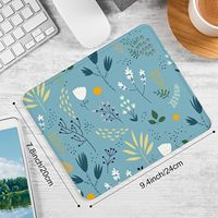 Tapis de souris carré Daisy Flower, finition ultra lisse, performance polyvalente, tapis de souris pour ordinateur de bureau
