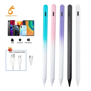 Kapasitif aktif evrensel Tablet kalem akıllı basınç dokunmatik Stylus kalem Palm ret manyetik eki ile