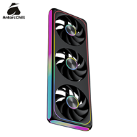 Kit de Ventiladores Enlazables AntarcChill Industrial de 360 mm, Ventiladores Interconectables ARGB PWM de Alta Velocidad de 120 mm para Sistema de Refrigeración por Agua de 360 mm