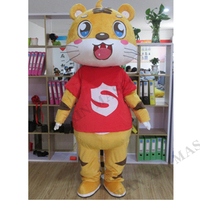 Disfraz de Mascota de gato Tigre inflable de anime elegante personalizado para actividades de ceremonia de promoción disfraz de Mascota de Carnaval personalizado