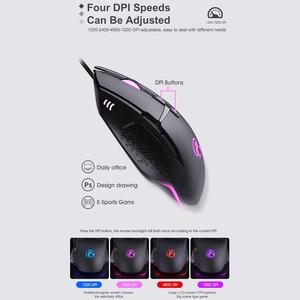Ratón para Juegos <span class=keywords><strong>IMICE</strong></span> T91 con Cable USB, DPI Ajustable, Luminoso y Antideslizante - Product Image 5