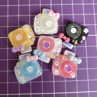 Breloques en résine en forme d'appareil photo pour la fabrication de bijoux, les loisirs créatifs, les fournitures de scrapbooking, accessoires de loisirs créatifs Kawaii
