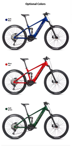 Bicicleta de Montaña con Suspensión Completa, Motor Central de 500W, 140Nm, 48V, 15Ah, para Adultos, 27.5*16 Pulgadas, MTB, 12 Velocidades, Frenos de Disco Hidráulicos - Product Image 3