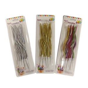 Vela <span class=keywords><strong>de</strong></span> cumpleaños creativa para hornear, vela curva colorida para pastel <span class=keywords><strong>de</strong></span> cumpleaños, venta al por mayor - Product Image 6
