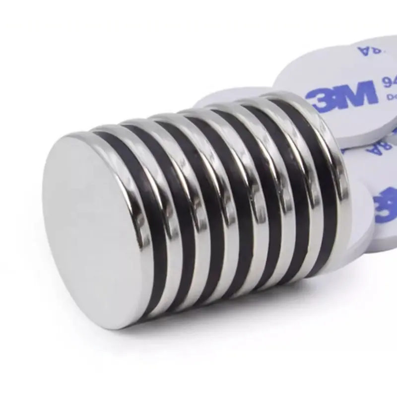 カスタムサイズN52超強力ネオジムディスクラウンド冷蔵庫用磁石シャワードア用の強力な希土類磁石