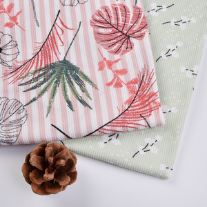 <span class=keywords><strong>Dty</strong></span> 2x2 sườn Polyester <span class=keywords><strong>Spandex</strong></span> đồ ngủ <span class=keywords><strong>Spandex</strong></span> chải in vải cho quần áo đồ ngủ - Product Image 3