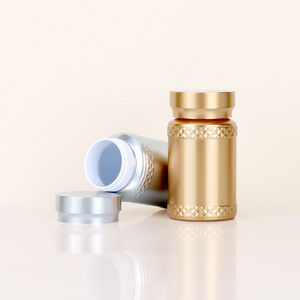 Flacon en aluminium pour pilules, conteneur à capsules, boîte de rangement pour médicaments avec couvercle à clapet - Product Image 6