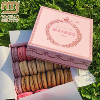 Petites boîtes à gâteaux rectangulaires personnalisées 10x10x5 boîte d'emballage en carton de qualité alimentaire gâteau de thé de l'après-midi tiramisu donut macaron