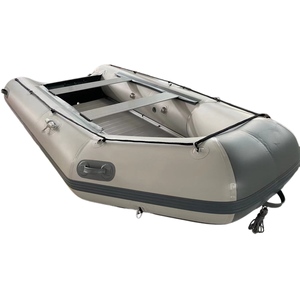 Produttore Professionale di Imbarcazioni per Sport Acquatici, Yacht Gonfiabile da 12 Piedi, Barca Pieghevole Stabile con Fondo Piatto e Motore in PVC - Product Image 2