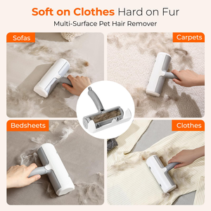 Reusable Plastic Lint for <b>Pet</b> Hair Remover Roller Dog Cat Hair Comb <b>Brush</b> for Cat Lint Cleaning Eco-Friendly <b>Brush</b> for Cat Groom - Product Image 3