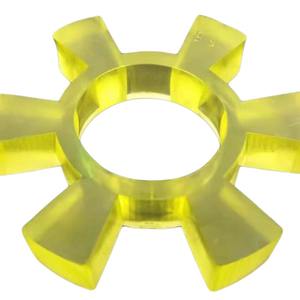 Poliuretano hexágono almofada flexível acoplamento anel de borracha hexágono T encosto pino contra roda almofada de borracha - Product Image 2