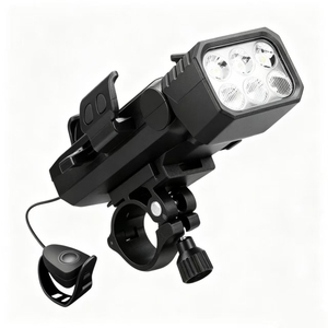Nueva Luz LED para Bicicleta, Potente Faro Delantero, Bocina de Gran Volumen, Soporte para Teléfono Móvil, Accesorios para Bicicleta de Montaña, Batería - Product Image 6