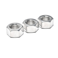 Écrou hexagonal professionnel en acier inoxydable A4-80 DIN934 haute résistance M6-M30 pour projets mécaniques et miniers